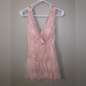 New City Triangles Midi Dress, Size 0,  New With Tags, Pink Dress